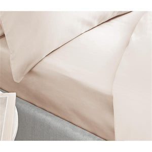 BIANCA <BR>
400 TC 100% cotton sateen sheets <BR>
White or Blush <BR>