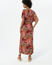 Load image into Gallery viewer, SURKANA &lt;BR&gt;
Aloe-vera long dress with japanese sleeves &lt;BR&gt;
Multi &lt;BR&gt;
