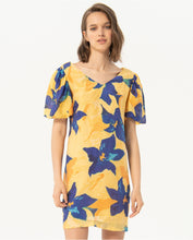 Load image into Gallery viewer, SURKANA &lt;BR&gt;
Printed short short sleeve dress &lt;BR&gt; 
Yellow &lt;BR&gt;
