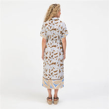 Load image into Gallery viewer, BIANCA <BR>
Selma dress <BR>
Blue/Brown <BR>
