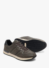 Load image into Gallery viewer, WRANGLER SHOES&lt;BR&gt;
Terrel men low sneakers&lt;BR&gt;
Available in Dark Shadow &amp; Tan(Tortise shell) colours
