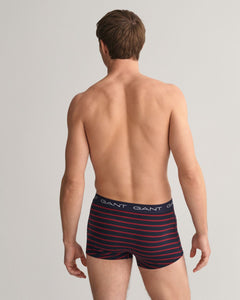 GANT <BR>
3-Pack Trunks <BR>
Wine & Navy <BR>