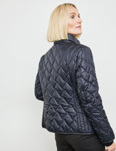 Load image into Gallery viewer, GERRY WEBER &lt;BR&gt;
Quilted jacket with a decorative topstitched pattern &lt;BR&gt;
Silver or Navy &lt;BR&gt;
