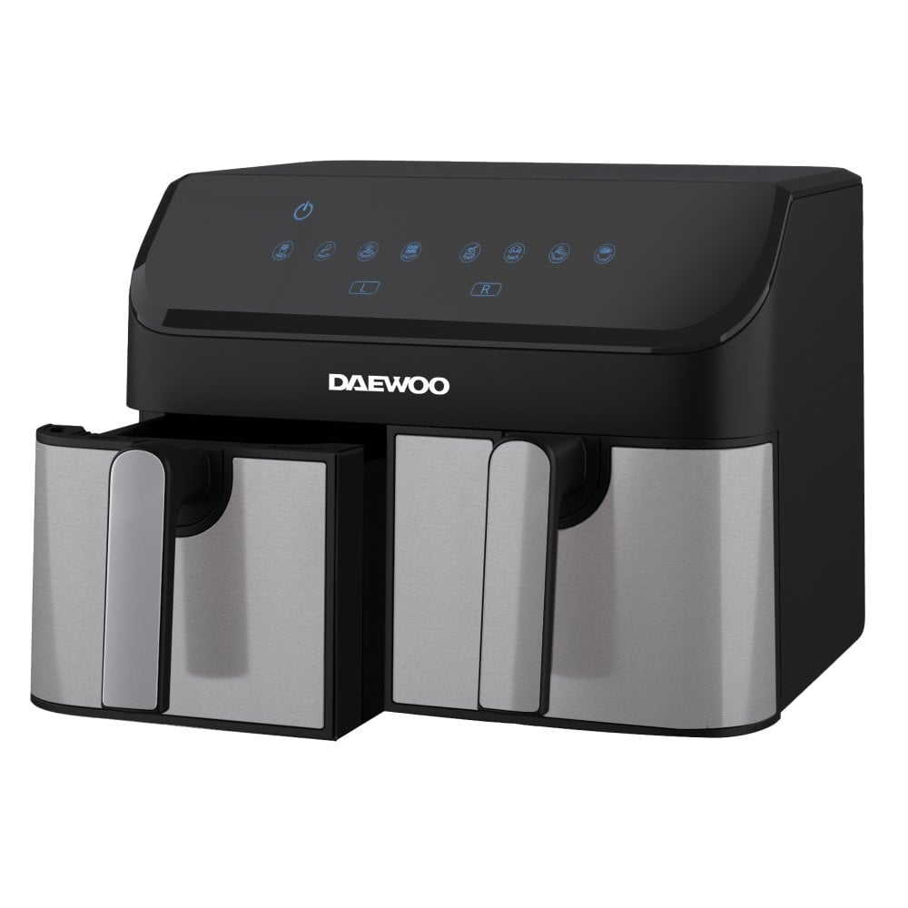 DAEWOO <BR>
9L Digital Double Drawer Air Fryer <BR>