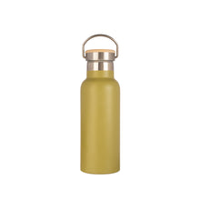 Load image into Gallery viewer, &amp;AGAIN &lt;BR&gt;
Double Walled Hydration Bottle 500ml &lt;BR&gt;
Olive &lt;BR&gt;
