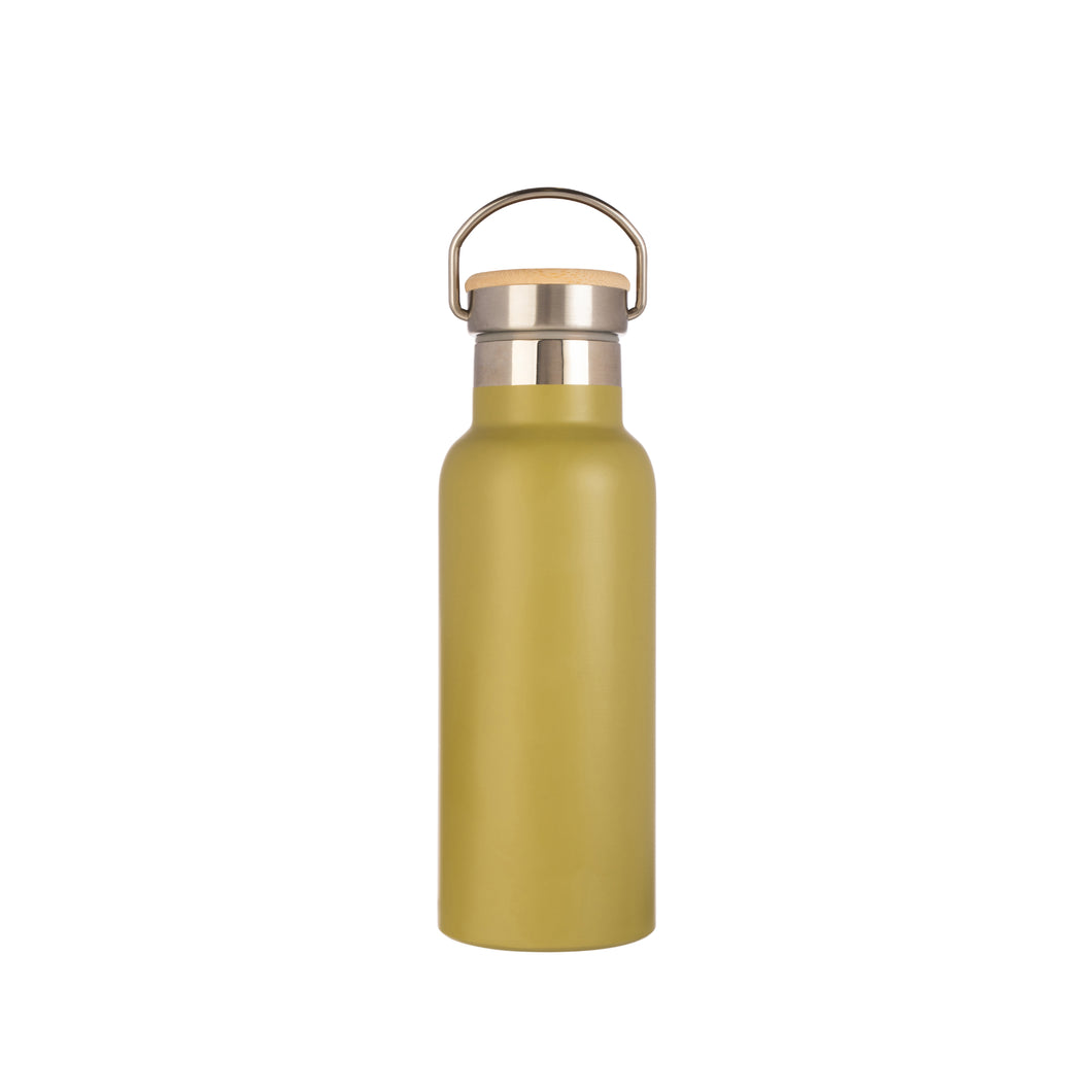 &AGAIN <BR>
Double Walled Hydration Bottle 500ml <BR>
Olive <BR>