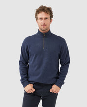 Load image into Gallery viewer, RODD &amp; GUNN <BR>
Alton Ave 1/4 Zip Sweatshirt <BR>
Ink <BR>
