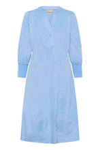 Load image into Gallery viewer, CULTURE <BR>
CUantoinett 3/4 sleeve dress <BR>
Forever Blue <BR>
