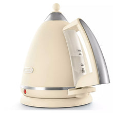 Load image into Gallery viewer, DELONGHI &lt;BR&gt;
Argento Flora 1.7 litre Kettle &lt;BR&gt;
Cream &lt;BR&gt;

