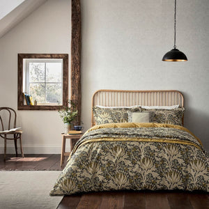 WILLIAM MORRIS <BR>
Artichoke Duvet Cover Set <BR>
Charcoal <BR>