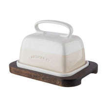 Load image into Gallery viewer, ARTISAN STREET &lt;BR&gt;
Butter Dish &lt;BR&gt;
Neutral &lt;BR&gt;
