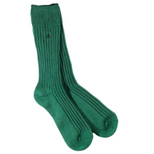 Load image into Gallery viewer, SWOLE PANDA &lt;br&gt;
Men&#39;s Bamboo Boot socks &lt;br&gt;
Green
