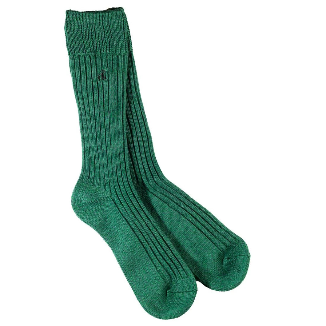 SWOLE PANDA <br>
Men's Bamboo Boot socks <br>
Green