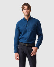 Load image into Gallery viewer, RODD &amp; GUNN &lt;BR&gt;
Barrhill Sports Fit Shirt &lt;BR&gt;
Deep Ocean &lt;BR&gt;
