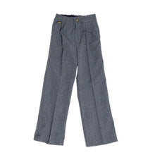 Load image into Gallery viewer, SCHOOL TROUSERS &lt;BR&gt;
Zipped and Half Elasticated School Trousers &lt;BR&gt;
Grey &amp; Navy &lt;BR&gt;
