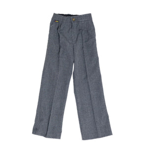 SCHOOL TROUSERS <BR>
Zipped and Half Elasticated School Trousers <BR>
Grey & Navy <BR>
