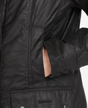 Load image into Gallery viewer, BARBOUR &lt;BR&gt;
Ladies Beadnell® Wax Jacket &lt;BR&gt;
Black &lt;BR&gt;
