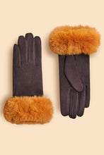 Load image into Gallery viewer, POWDER &lt;BR&gt;
Bettina Gloves &lt;BR&gt;
Chocolate &amp; Mustard &lt;BR&gt;
