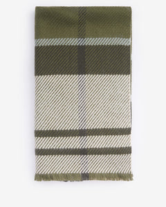 BARBOUR <BR>
Blair Tartan Scarf <BR>
Loden <BR>