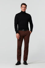 Load image into Gallery viewer, MEYER &lt;BR&gt;
Bonn, Perfect Fit, Fine Micro Twill Chinos &lt;BR&gt;
Brown &lt;BR&gt;
