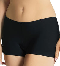 Load image into Gallery viewer, NAOIMI &amp; NICOLE &lt;BR&gt;
Wonderful Edge Boyshort &lt;BR&gt;
Nude &amp; Black &lt;BR&gt;
