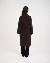 Load image into Gallery viewer, MILANO <BR>
Belted Coat <BR>
Brown <BR>
