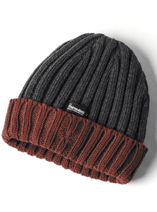 THINSULATE <BR>
Mens Beanie Hat with contrast cuff <BR>