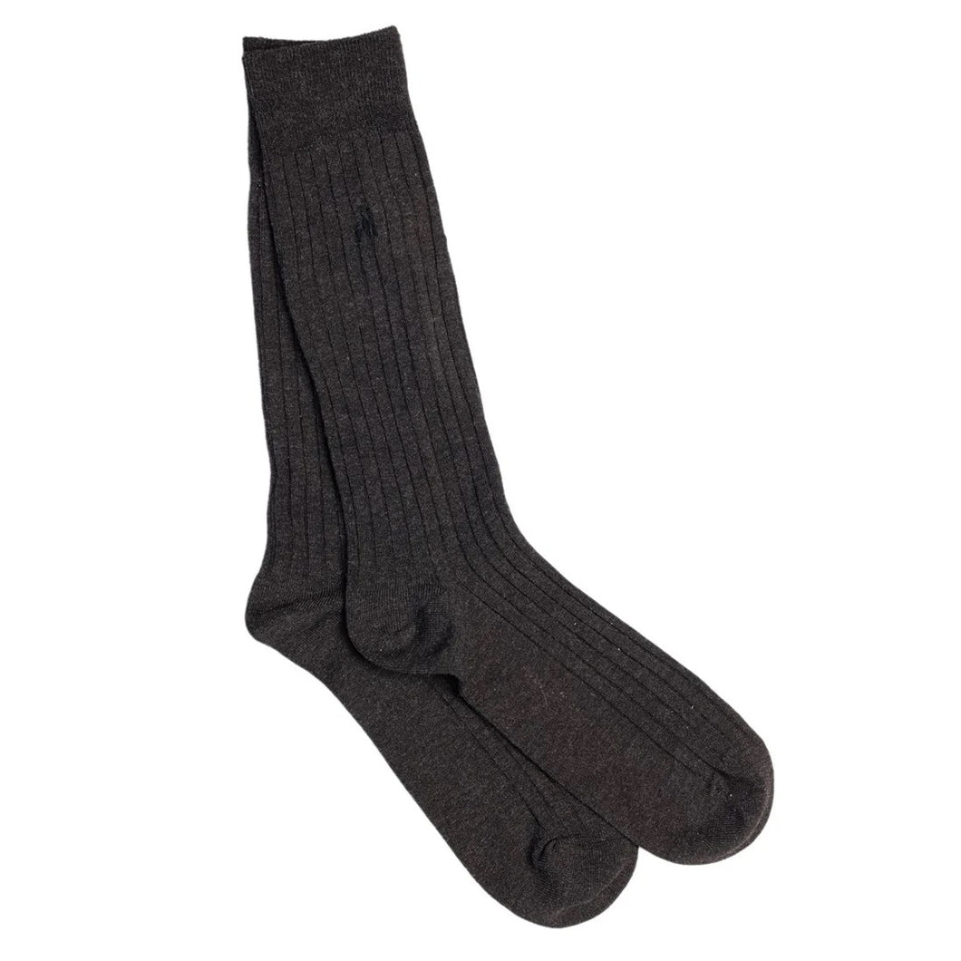 SWOLE PANDA <br>
Mens bamboo sock <br>
Charcoal <br>
UK 7-11