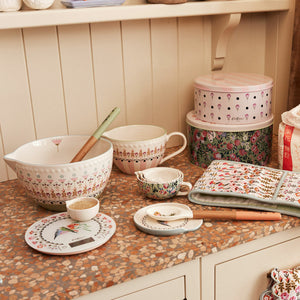 CATH KIDSTON <BR>
Painted Table Budgie Electronic Kitchen Scale <BR>