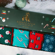 Load image into Gallery viewer, SWOLE PANDA &lt;BR&gt;
Men&#39;s Bamboo Socks&lt;BR&gt;
Christmas Socks
