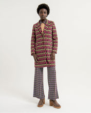 Load image into Gallery viewer, SURKANA &lt;BR&gt;
Straight frock woven coat &lt;BR&gt;
Pink/Green mix &lt;BR&gt;
