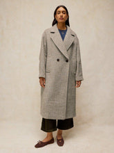 Load image into Gallery viewer, WHITE STUFF <BR>
Camilla Herringbone Tweed Coat <BR>
Natural <BR>
