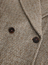 Load image into Gallery viewer, WHITE STUFF <BR>
Camilla Herringbone Tweed Coat <BR>
Natural <BR>
