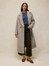 Load image into Gallery viewer, WHITE STUFF <BR>
Camilla Herringbone Tweed Coat <BR>
Natural <BR>
