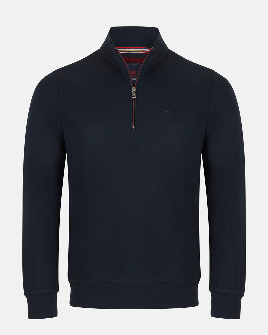 ANDRE <BR>
Canada Zip Sweatshirt <BR>
Navy & Tan Available <BR>
