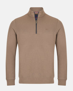 ANDRE <BR>
Canada Zip Sweatshirt <BR>
Navy & Tan Available <BR>