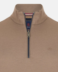 ANDRE <BR>
Canada Zip Sweatshirt <BR>
Navy & Tan Available <BR>