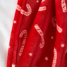 Load image into Gallery viewer, CATHERINE LANSFIELD &lt;BR&gt;
Candy Cane Duvet Set &amp; Fleece Throw &lt;BR&gt;
Red &amp; White &lt;BR&gt;
