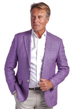 Load image into Gallery viewer, GURTEEN <BR>
Casino Linen Blazer <BR>
Purple or Blue available <BR>
