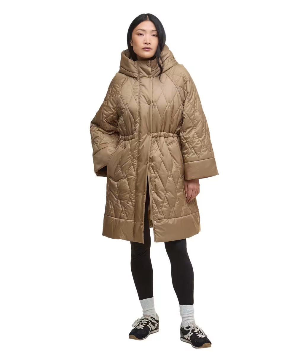 BARBOUR <BR>
Celina Quited Outer Coat <BR>
Beige <BR>