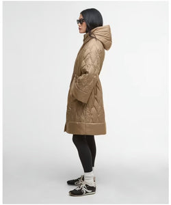 BARBOUR <BR>
Celina Quited Outer Coat <BR>
Beige <BR>