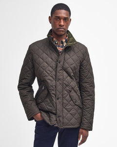 BARBOUR <BR>
Men's Chelsea Sports Quilted Outer Jacket <BR>
Dark Navy or Olive available <BR>