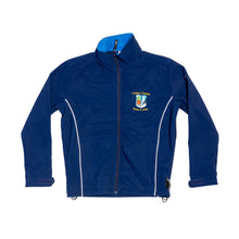 Load image into Gallery viewer, SCHOOL OUTERWEAR JACKET &lt;BR&gt;
Colaiste Chiarain Crested Jacket &lt;BR&gt;
Navy &lt;BR&gt;
