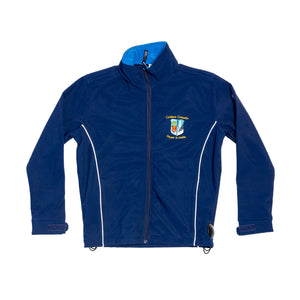 SCHOOL OUTERWEAR JACKET <BR>
Colaiste Chiarain Crested Jacket <BR>
Navy <BR>