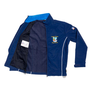 SCHOOL OUTERWEAR JACKET <BR>
Colaiste Chiarain Crested Jacket <BR>
Navy <BR>