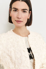 Load image into Gallery viewer, GERRY WEBER &lt;BR&gt;
Blazer jacket with fringing &lt;BR&gt;
Cream &lt;BR&gt;
