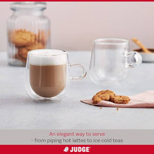 Load image into Gallery viewer, JUDGE &lt;BR&gt;
Double Walled Glassware 2 Piece Latte Glass Set, 275ml &lt;BR&gt;
