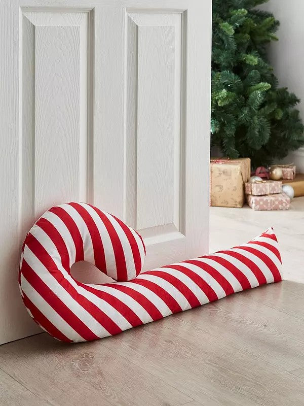 CATHERINE LANSFIELD <BR>
Candy Cane Draft Excluder <BR>
Red & White <BR>