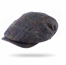 Load image into Gallery viewer, JOHN HANLY <BR>
Driving Cap <BR>
Navy, Green Mix <BR>
