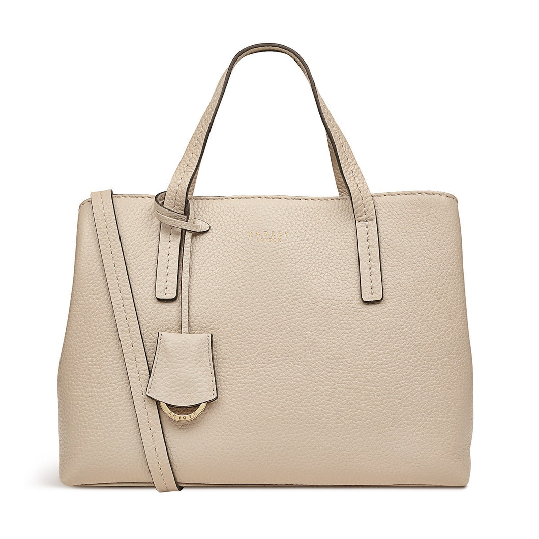 RADLEY OF LONDON <BR>
Dukes Place, Medium Zip-Top Grab <BR>
Natural <BR>